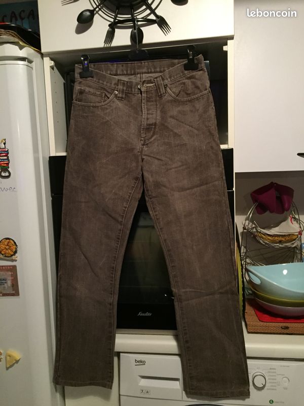 Pantalon marron urban denim by brice Taille M (image 1)