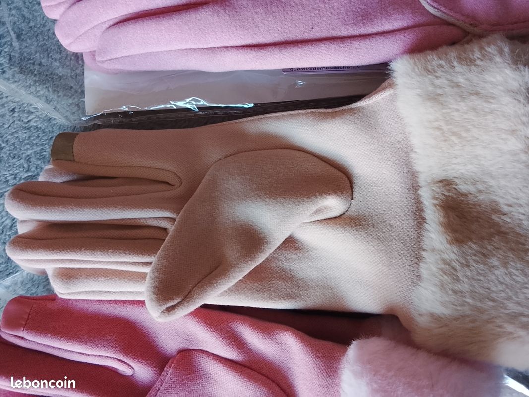 Lot De 4 Gants A2Z Femme - Tactile Pour Téléphone, Hiver, Taille Unique, Mitaines Chaudes, NEUF
