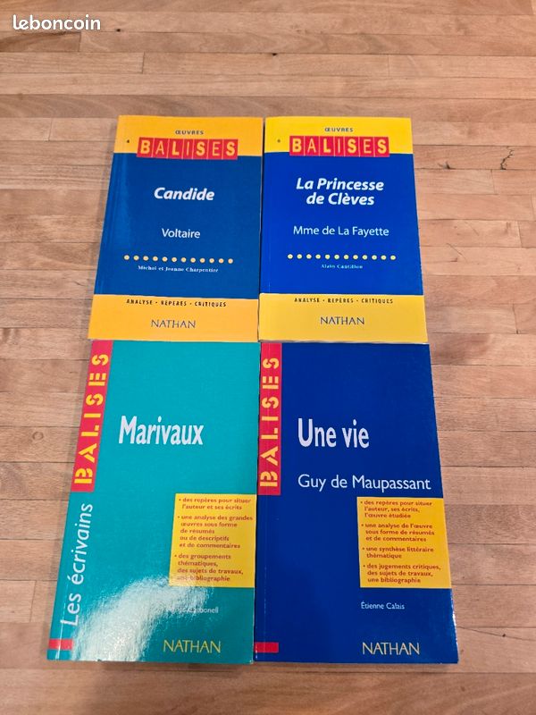 Lot 4 livres collection Balises Nathan (image 1)