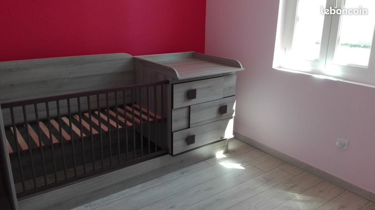Lit évolutif + commode (image 1)