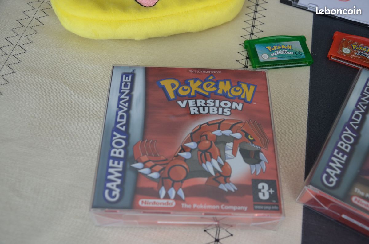 Boîte Pokémon Émeraude – Version Française Complète (sans Le Jeu) – Excellent état