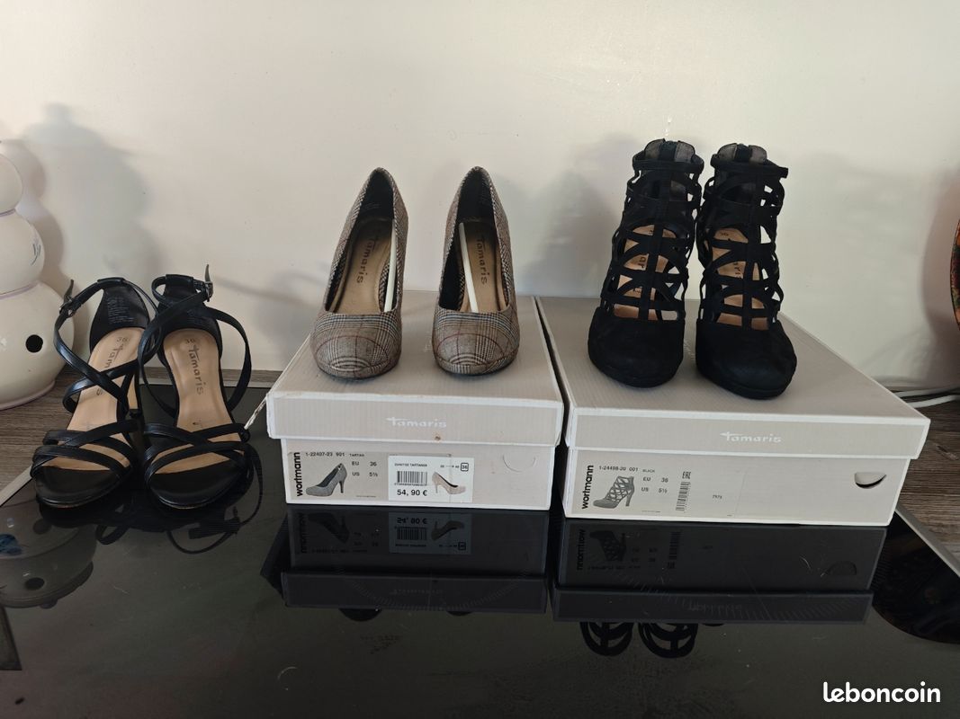 Lot de chaussures taille 36 (image 1)