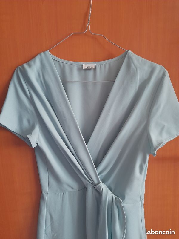 Robe Portefeuille Robe Longue Pimkie Robe Longue Cache-coeur Vert