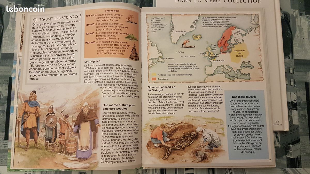 6 livres Grande Imagerie/Encyclo/C'est pas sorcier/Découverte (Pirates, Vikings, Châteaux Forts...) (image 3)
