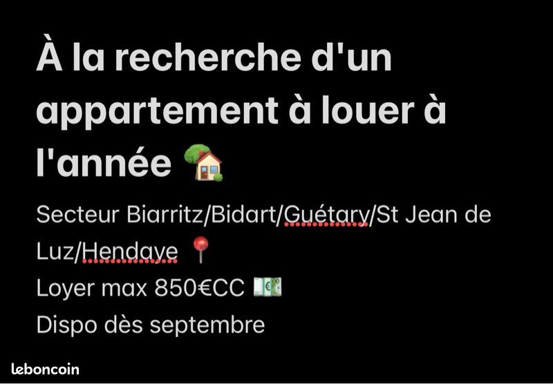 Appartement 2 pièces 30 m² · à Biarritz · 30 m² · 700 €