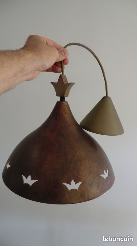 Luminaire metal style industriel TBE (image 3)