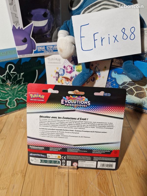 Tripack Nymphali Evolutions Prismatiques EV8.5 FR Neuf Scellé - Pokémon (image 2)