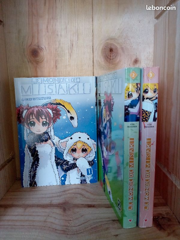 Lot manga Le monde de Misaki - série complète - tomes 1 à 3 (image 1)