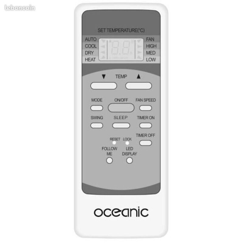 Télécommande Oceanic Pour TV OCEALED32S220B3 OCEALED39HD220B - Neuf