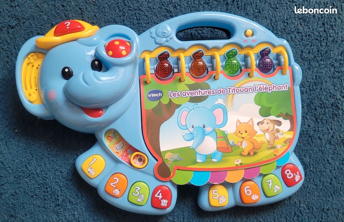 Jeu électronique Vtech titouan l'éléphant (image 1)