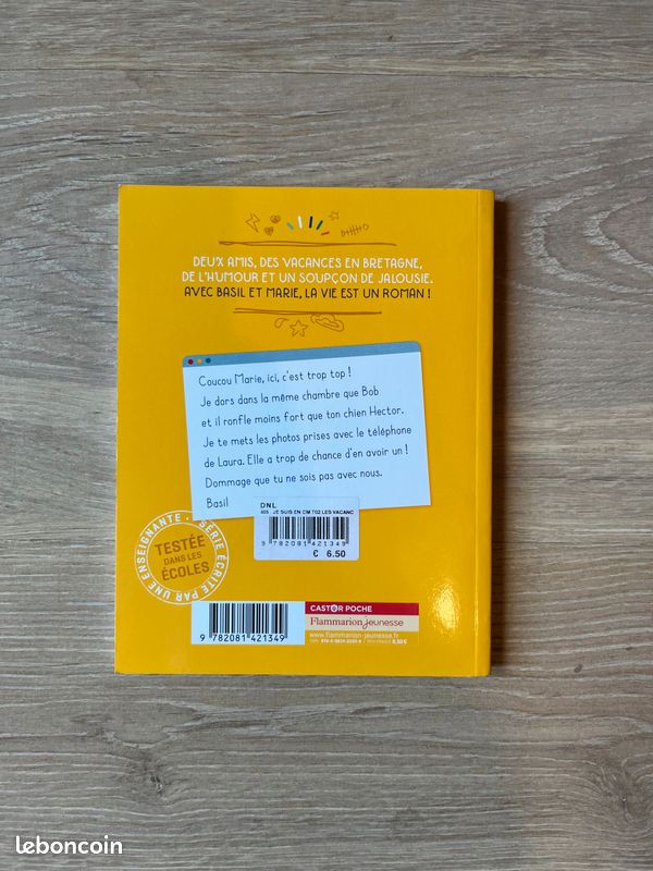 Livre Je suis en CM Les vacances de Basil (image 2)