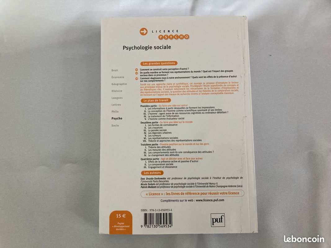 Livre : Psychologie sociale (image 2)