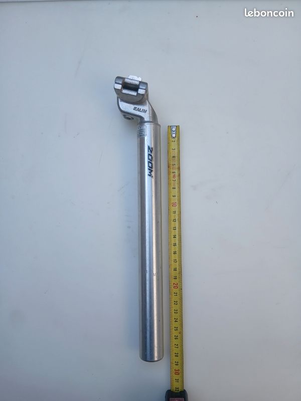 Potence Vélo Vintage AMO EBA AMIBA 22,2 Mm - Tige Plume Creuse, Argentée