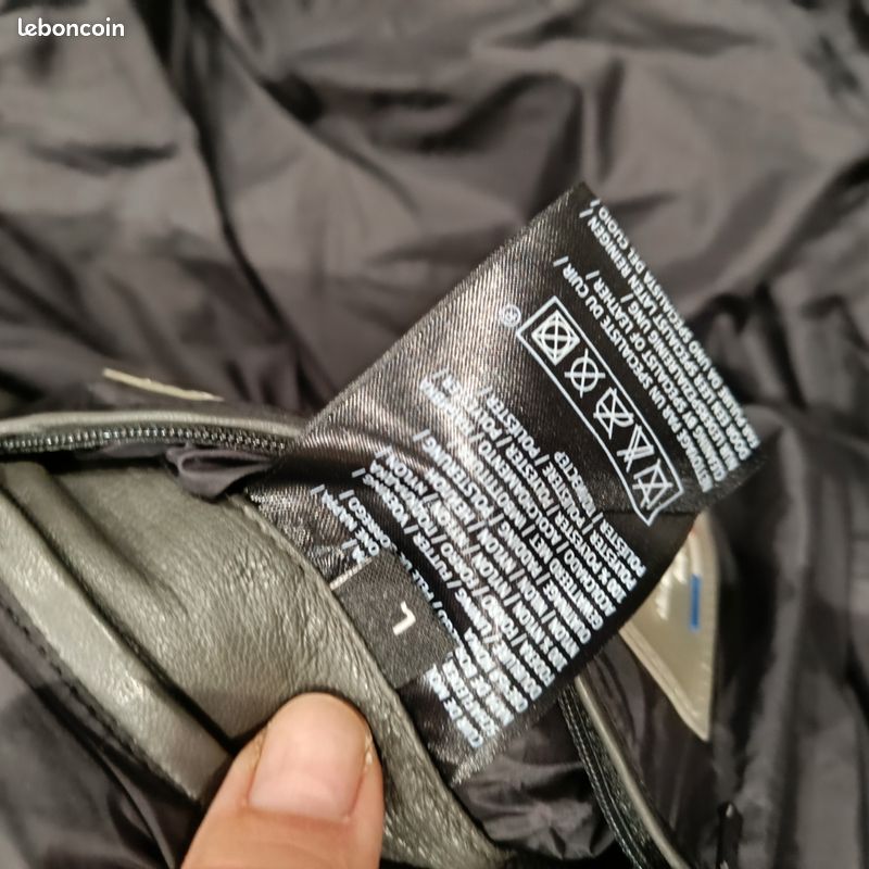 Manteau doudoune cuir kaki femme oakwood L (image 10)