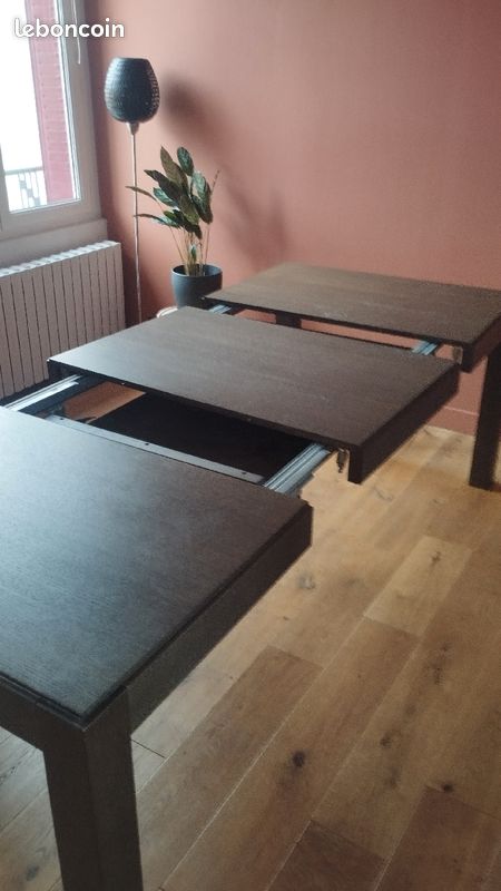 Table en bois grise extensible de la marque Habitat modèle Drio (image 3)