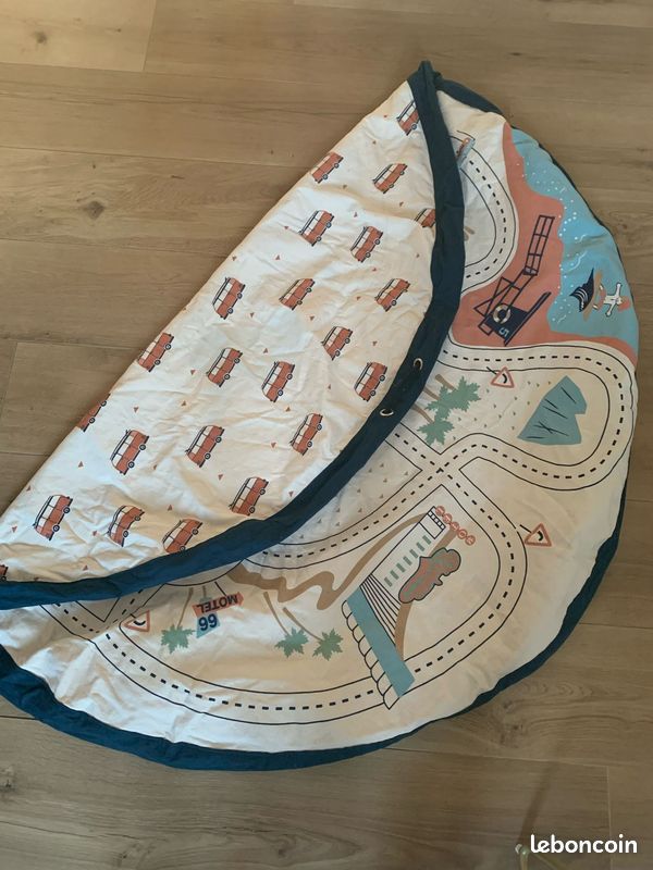 Grand sac à jouets / Tapis de jeu 2 en 1 (image 2)