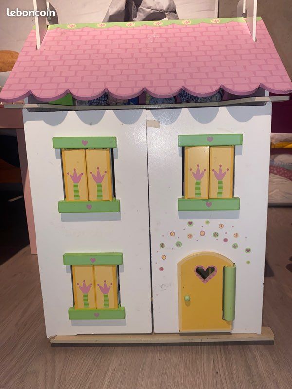 Sylvanian family et maison bois toy van (image 2)
