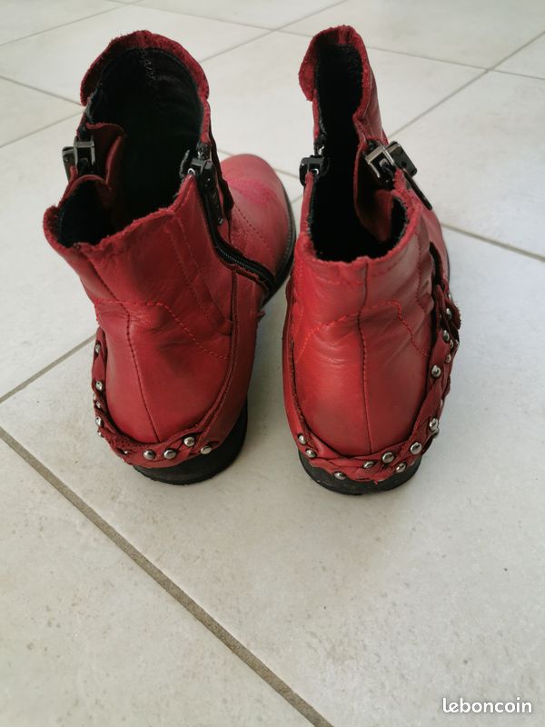 Bottines en cuir femme P39 (image 3)