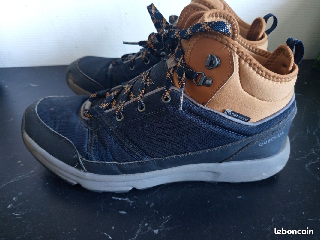 Chaussures imperméables de randonnée pour homme NH100 Chaussures