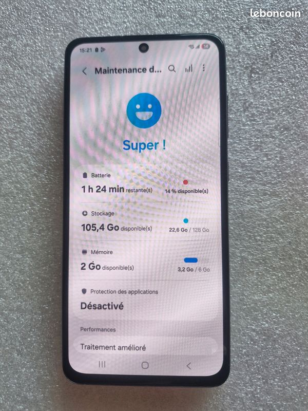 Samsung galaxy s21 fe très bon état SM-990B/DS (image 5)