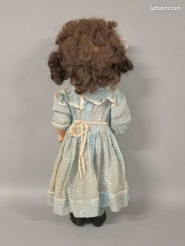 Belle Poupée Ancienne Bella, 38 Cm, En Rhodoïd, Habits D'origine, Vintage Collection
