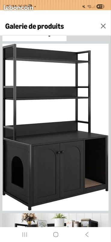 Meuble litiere pour chat (image 2)