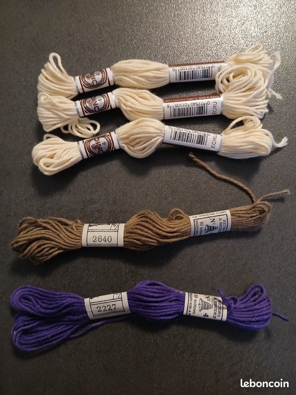 Echeveau coton retors mat DMC et retors à broder dolfus (image 7)