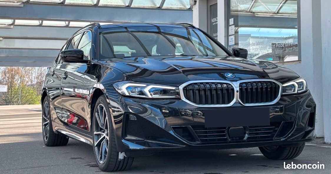BMW Série 3 TOURING 330e 292 19KW / CAMÉRA 360° ATTACHE REMORQUE AFFICHAGE TETE HAUTE REGULATEUR ... (image 2)