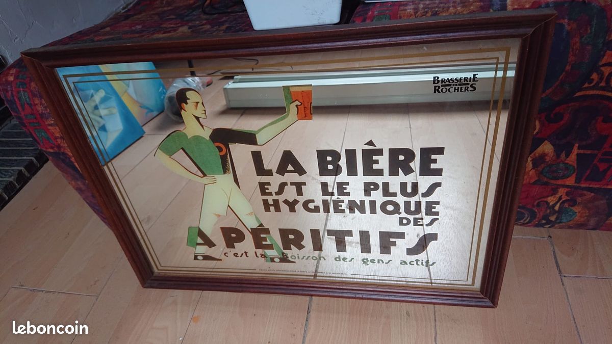 Miroir édition limitée réclame bière (image 1)