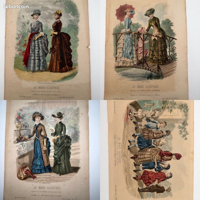 Revue Ancienne La Mode Illustrée Du 1er Février 1880 - N°5 - Édition Originale