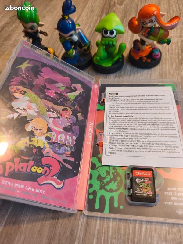 Switch Splatoon 2 et 4 personnages (image 2)