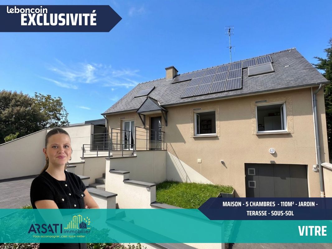 Maison 6 pièces 110 m² · à Vitré · 110 m² · 359 000 €