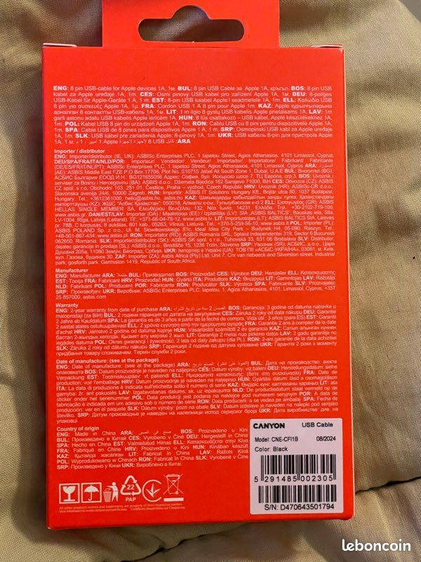 Chargeur d’iPhone neuf (image 2)