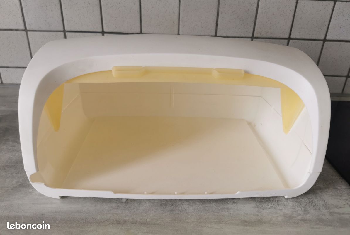Boîte à pain thermomix jaune et blanc (image 2)