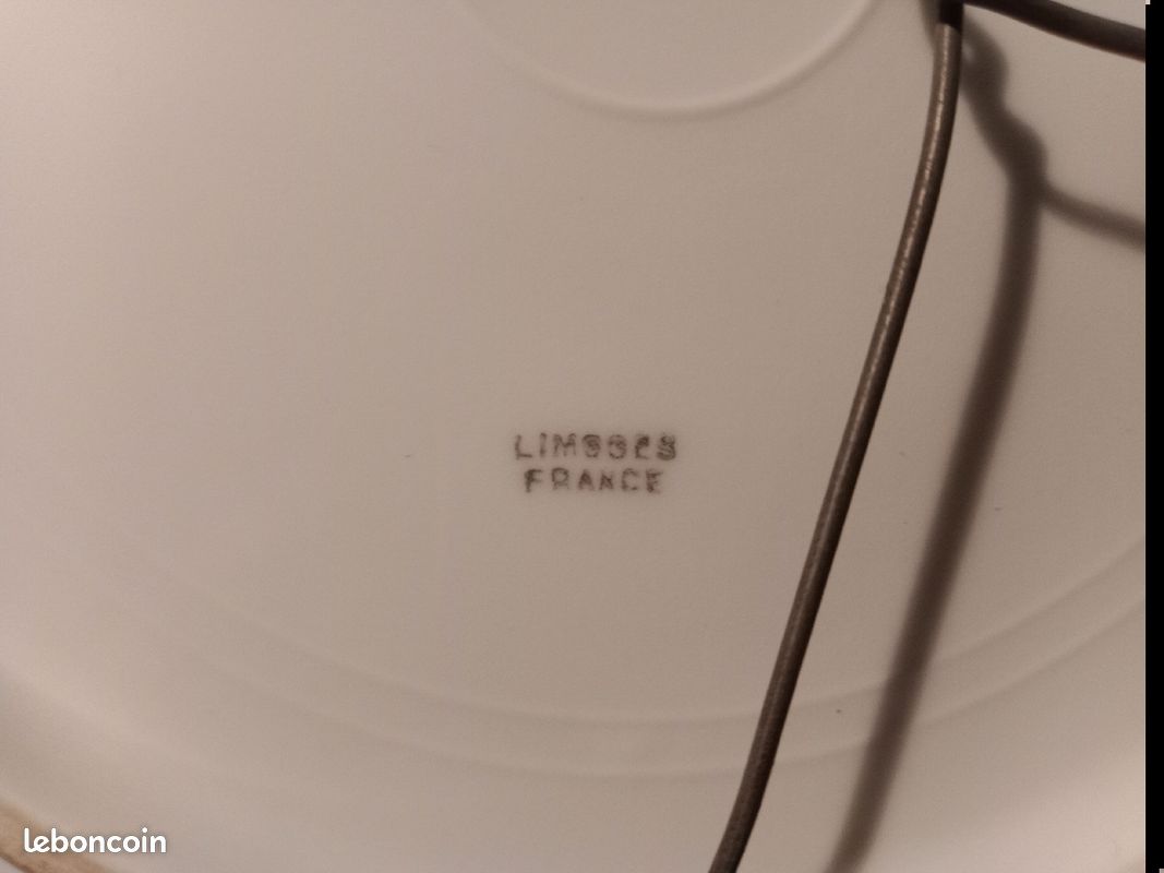Superbes assiettes fleurie Limoges (image 9)