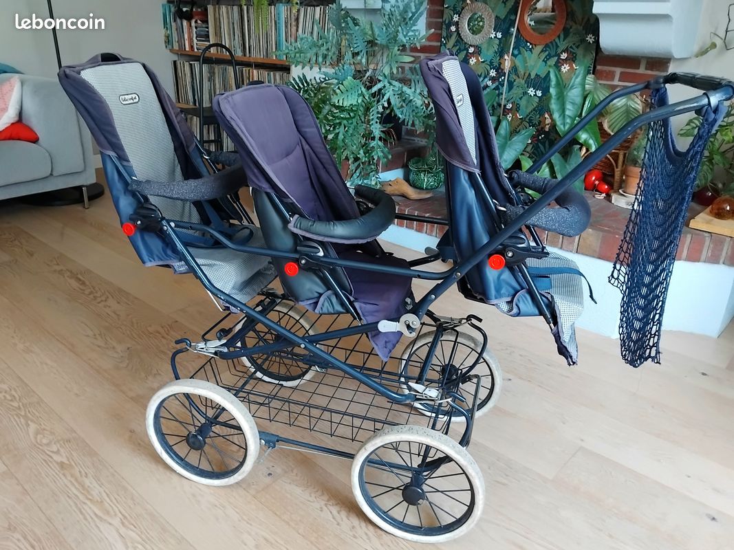 Poussette triple Bébé Confort – Transformable en poussette double – pratique (image 14)