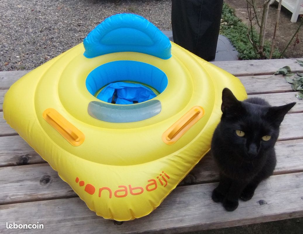 Bouée de piscine gonflable avec siège pour bébé de 7-11 kg Décathlon Nabaiji (image 1)