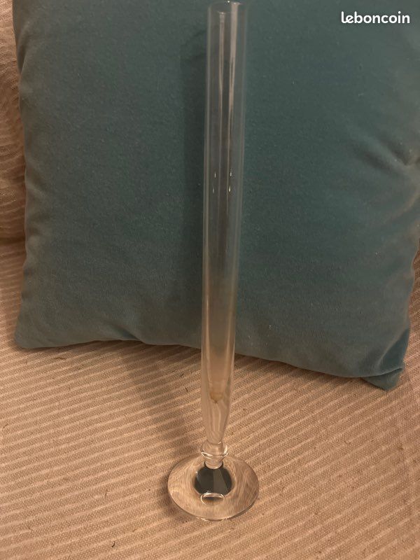 Grand vase soliflore tube baccarat (image 4)