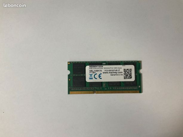 Macway Mémoire 32 Go (4 x 8 Go) SODIMM 1600 MHz DDR3 PC3-12800