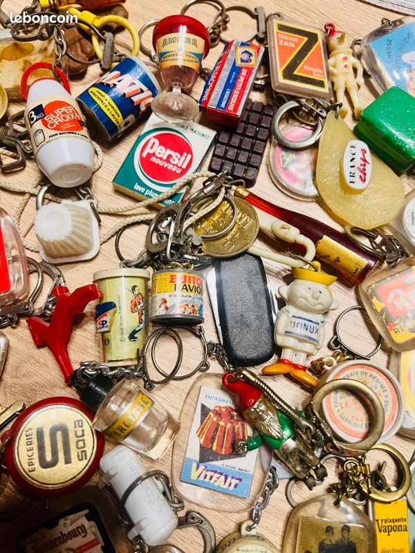 Porte-clés Publicitaire Vintage En Métal - Collection Rétro - Occasion