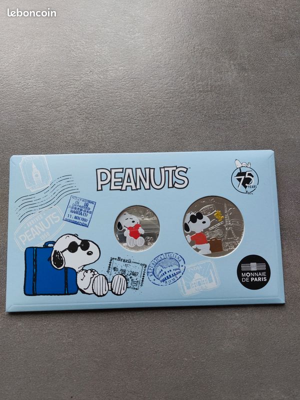 Pièce monnaie de Paris snoopy peanuts (image 4)