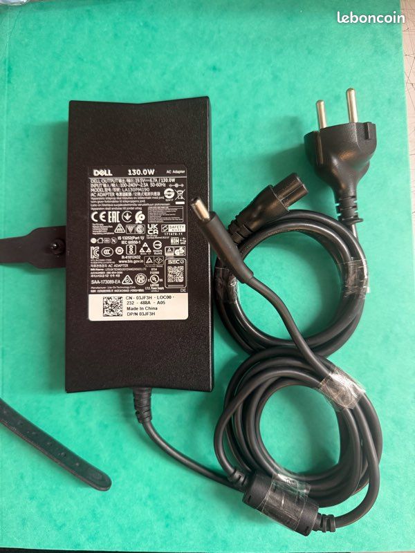 DELL PA-4E 19.5V 6.7A 130W 7.5*5.0mm DA130PE1-00 Orjinal Şarj Adaptörü