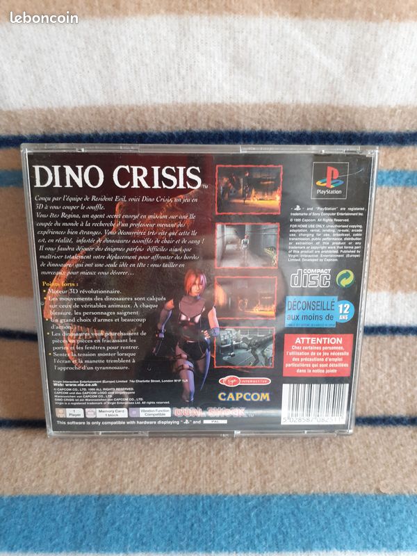 TBE COMPLET Dino Crisis 1 complet PS1 PSX PlayStation Pal FR en Français (image 5)