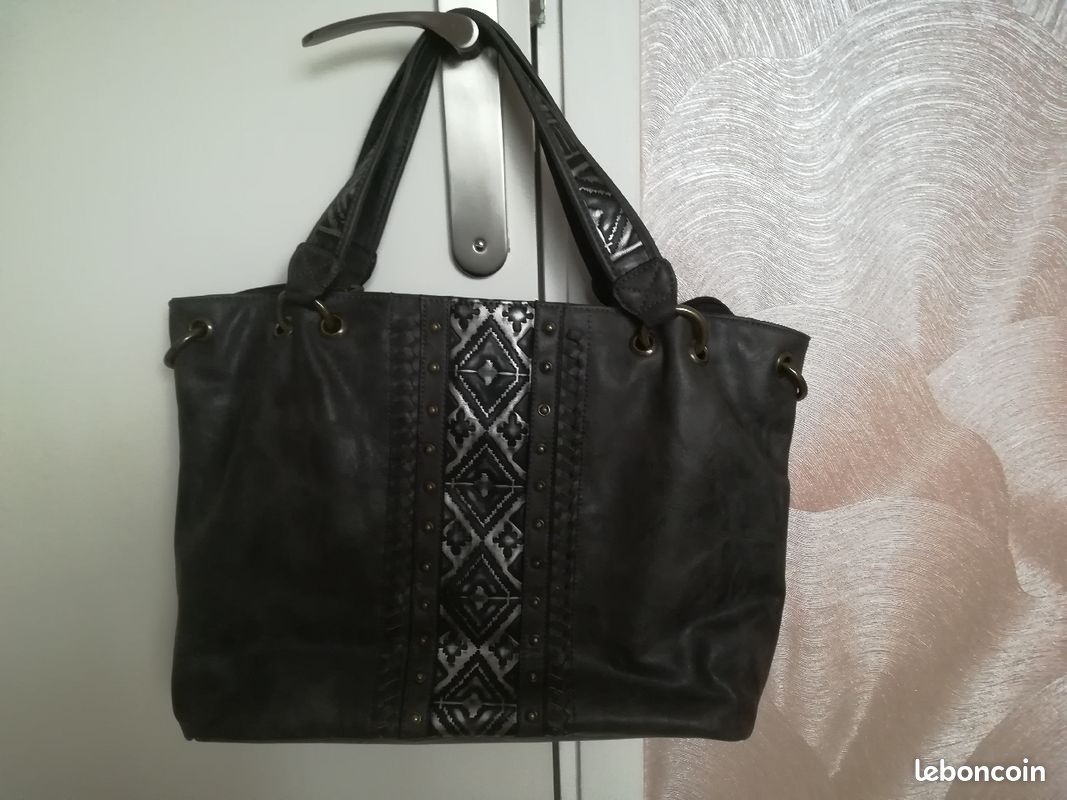 Sac à main gris neuf (image 1)