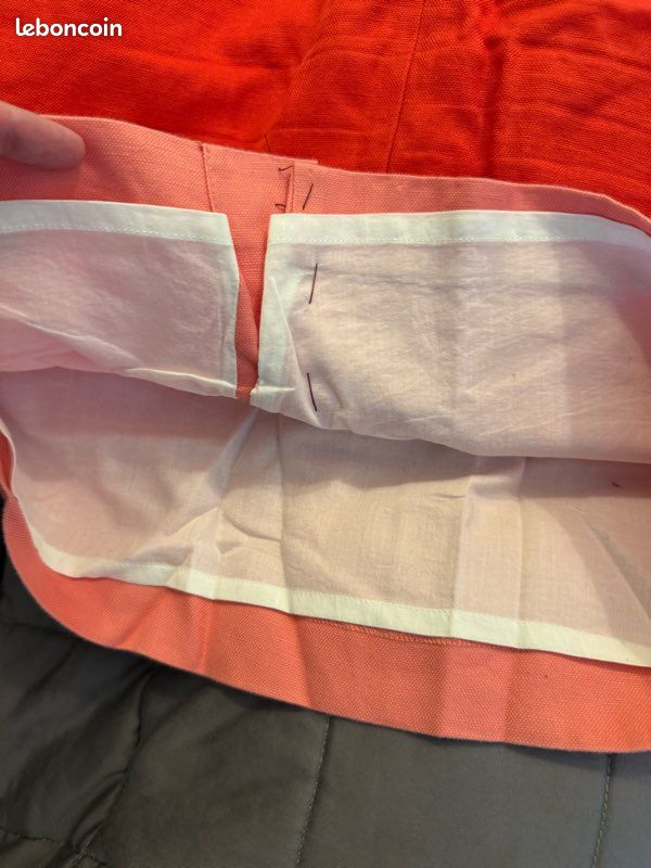 Jupe Crayon Boden Rouge à Fleurs - Femme Taille 12 - Longueur Genou - Parfait état