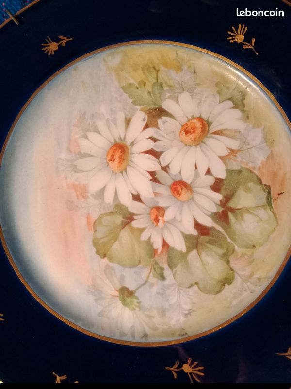 Superbes assiettes fleurie Limoges (image 11)
