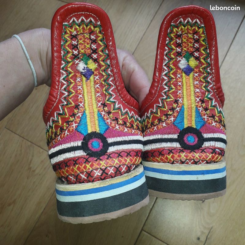 Chaussures marocaines colorées (image 4)