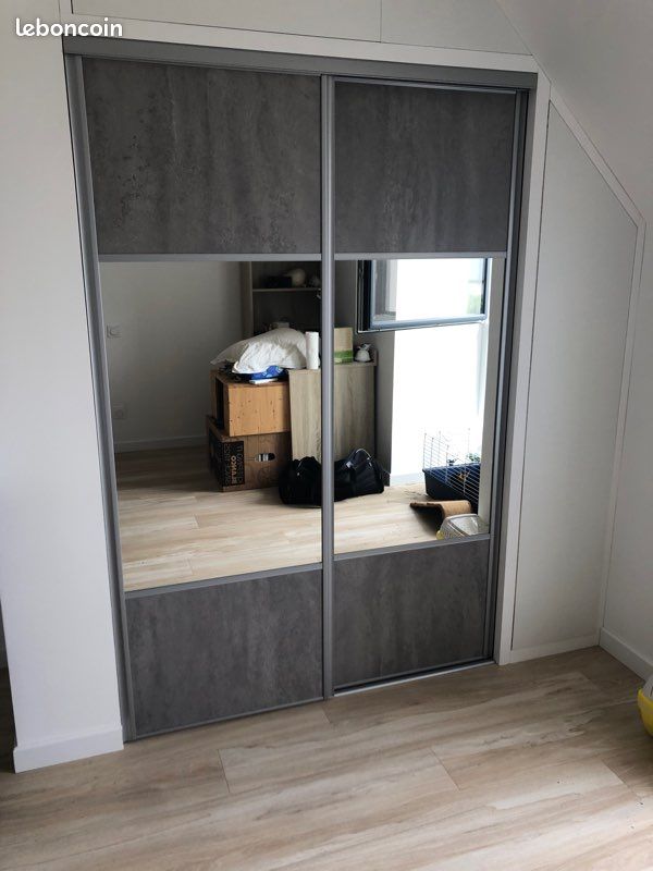 Lot de 2 portes de placard (image 1)