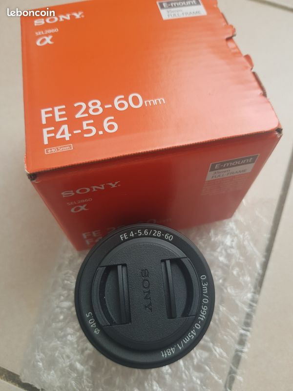 Objectif sony zoom FE 28-60mm f4-5,6 plein écran (boitier Alpha 7 III) (image 2)