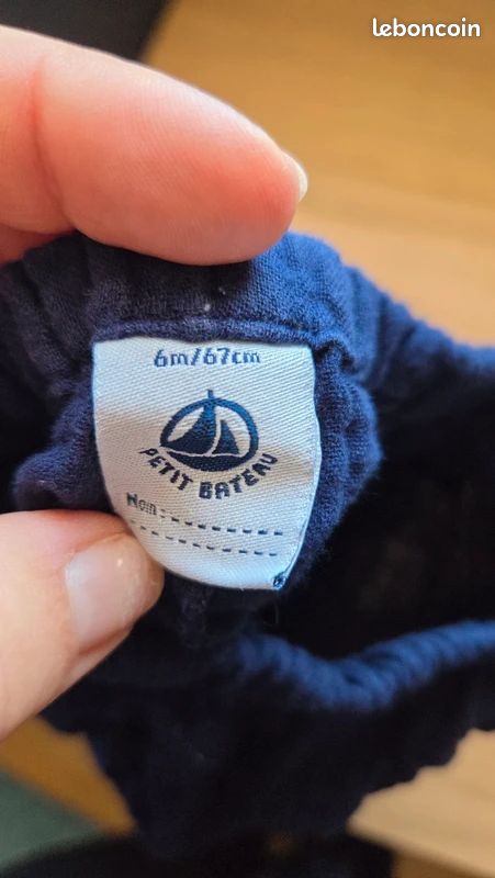 Pantalon bébé en gaze de coton - 6 mois - Petit Bateau (image 5)